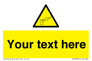 Custom warning barrier